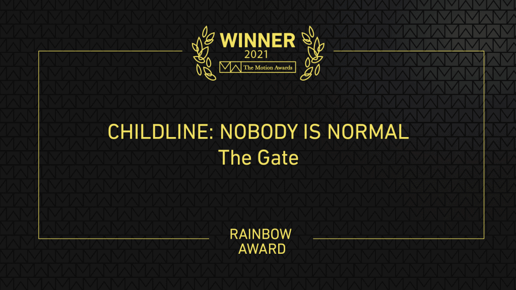 Rainbow Awards Winner - Childline Nobody is Normal